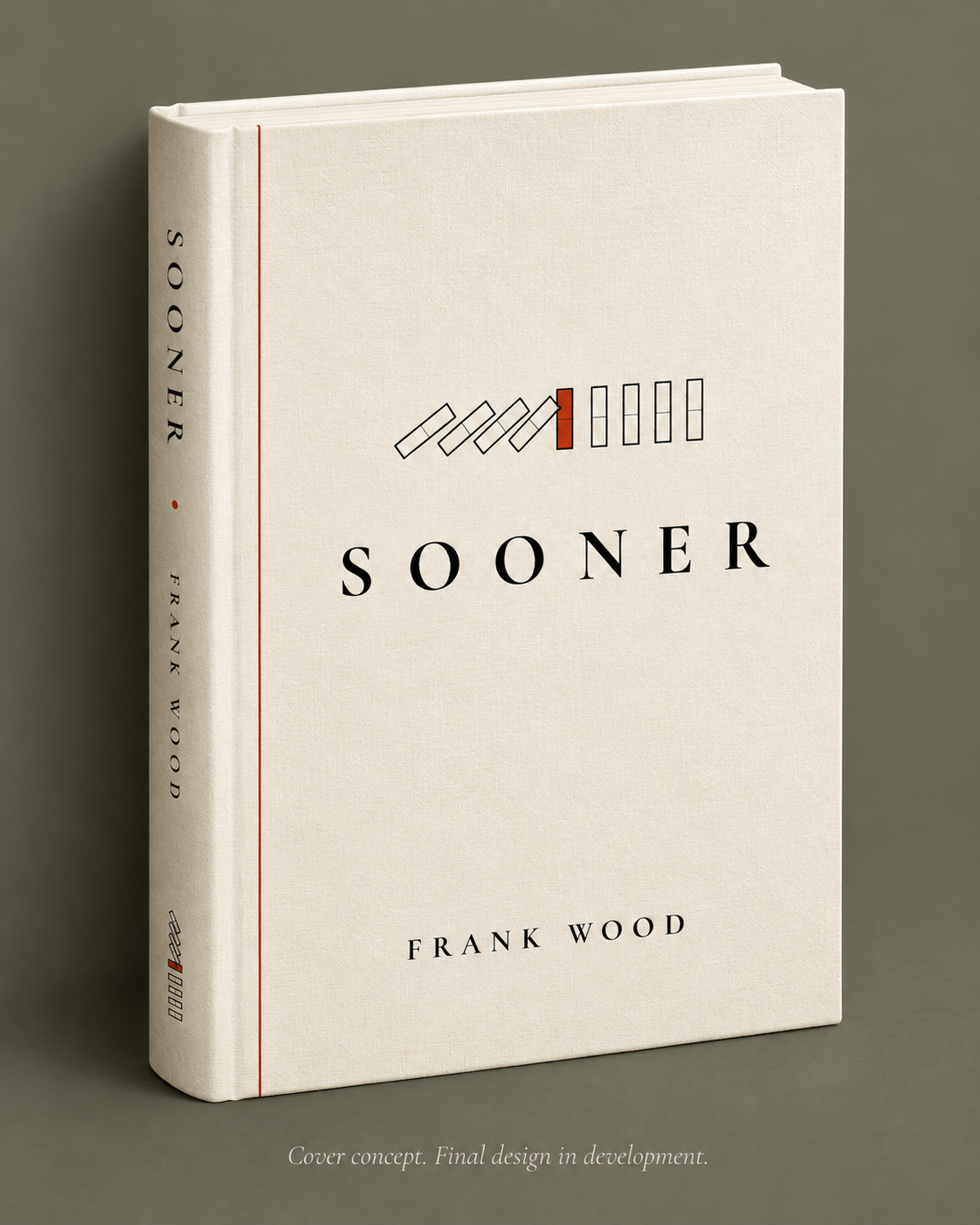 SOONER hardcover cover concept
